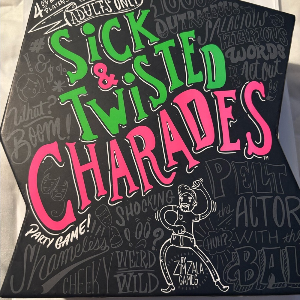 NWT Adults Only Sick & Twisted Charades Party Game Sealed